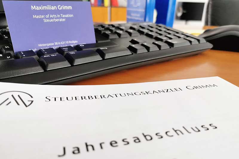 Jahresabschluss Erstellung durch die Steuerberater der StB Grimm in Rodgau